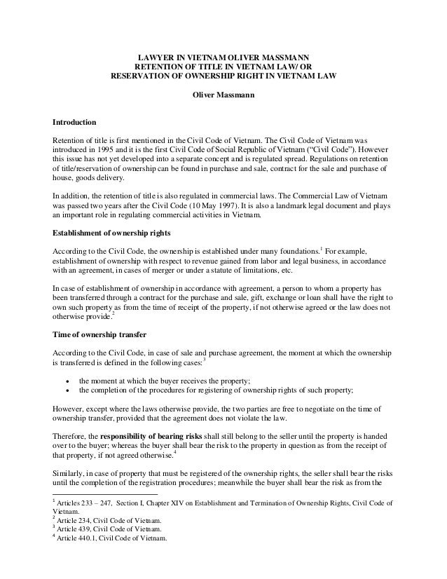 retention of title clause essay retention of title questionnaire